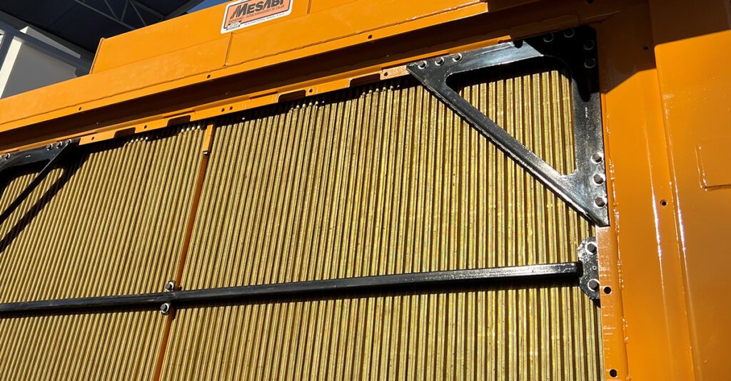 Photo: A Mesabi BOSS® Radiator designed with brass tubes to prevent corrosion.