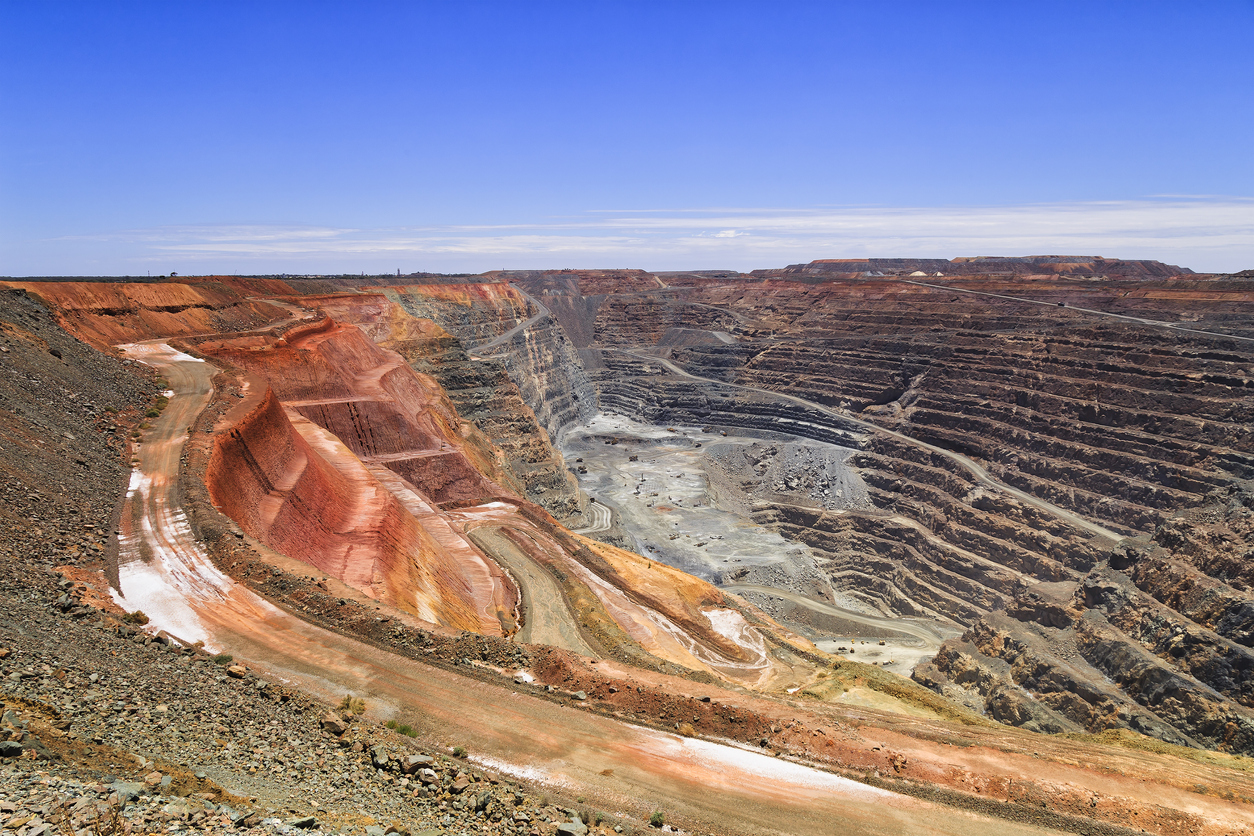 Kalgoorlie Super Pit in Kalgoorlie, Australia.