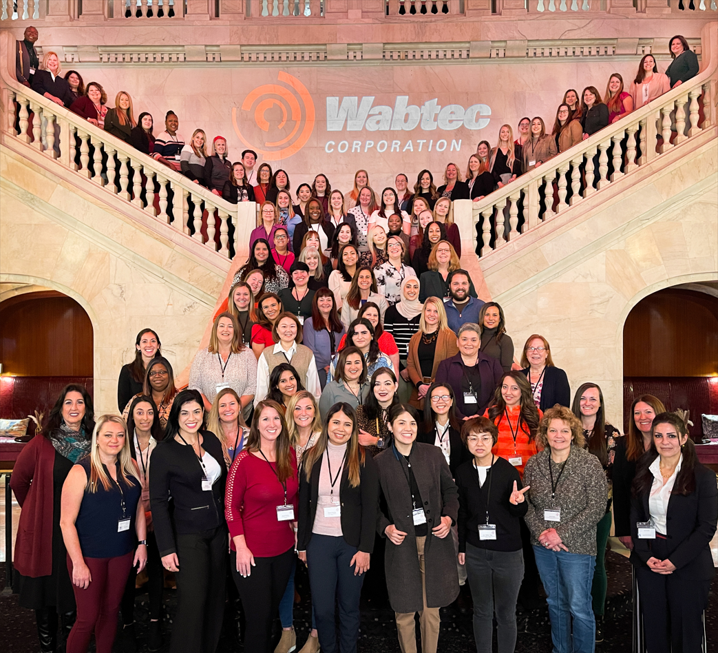 Photo: Event attendees gather at the 2023 Women of Wabtec conference in Pittsburgh, Pennsylvania.