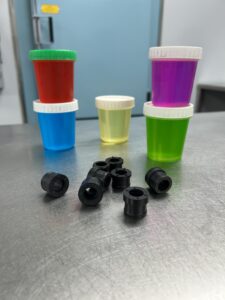 Rubber seals at the L&M Radiator lab in Hibbing, Minnesota.