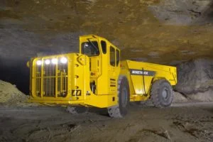 Minetruck MT2010 at the Kvarntorp mine