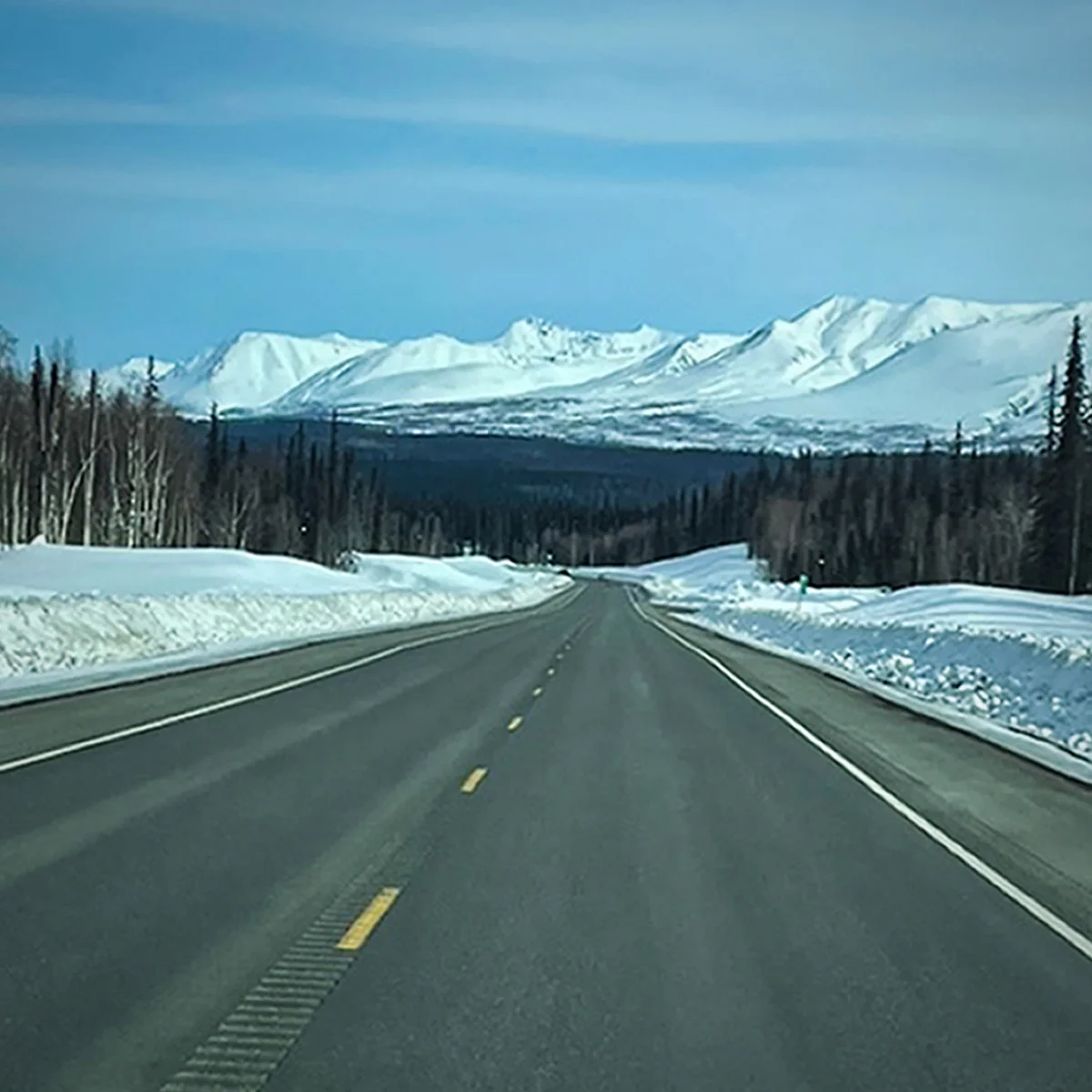A road in Alaska